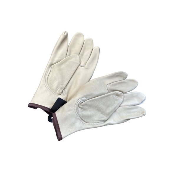 Hand Armor Cowhide Leather Gloves Unlined Large Genuine Leather Outdoor Work NEW - Picture 1 of 5